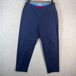 Frances Valentine Petrie Cotton Blend Pant Navy Blue size 2 $298 MSRP NWT!